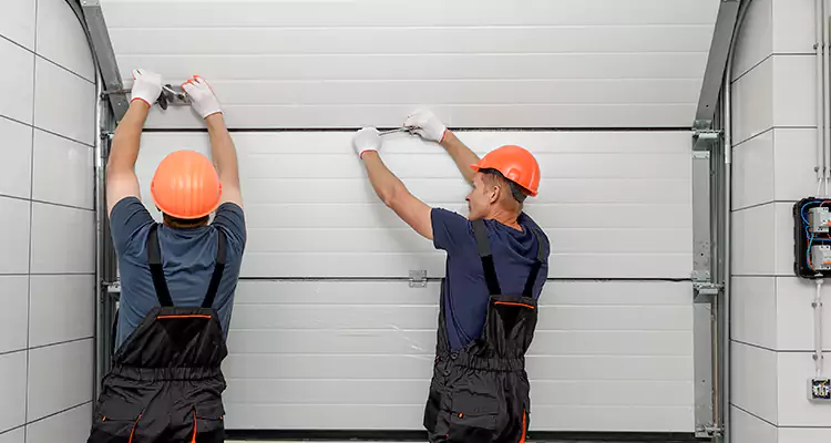 Garage Door Bottom Panel Repair in Deltona, FL